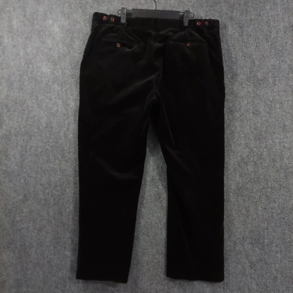 Polo Ralph Lauren Pants Mens 40x30 Black Corduroy Chino Straight Winter Casual